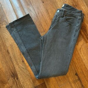 Muted Black straight Jeans
